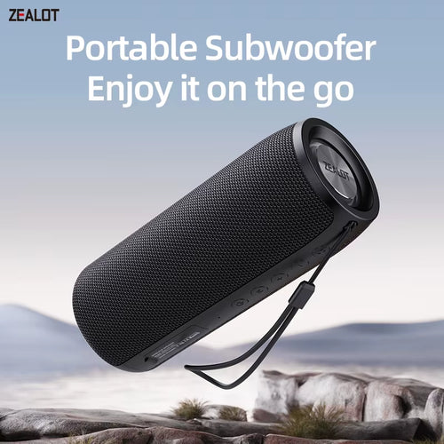 -S51 Portable Bluetooth Speaker Bass Powerful Wireless Subwoofer Waterproof Sound Box Support FM Radio USB TF Card