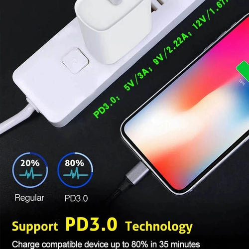 Adaptador de corriente USB-C de 20W original para iPhone