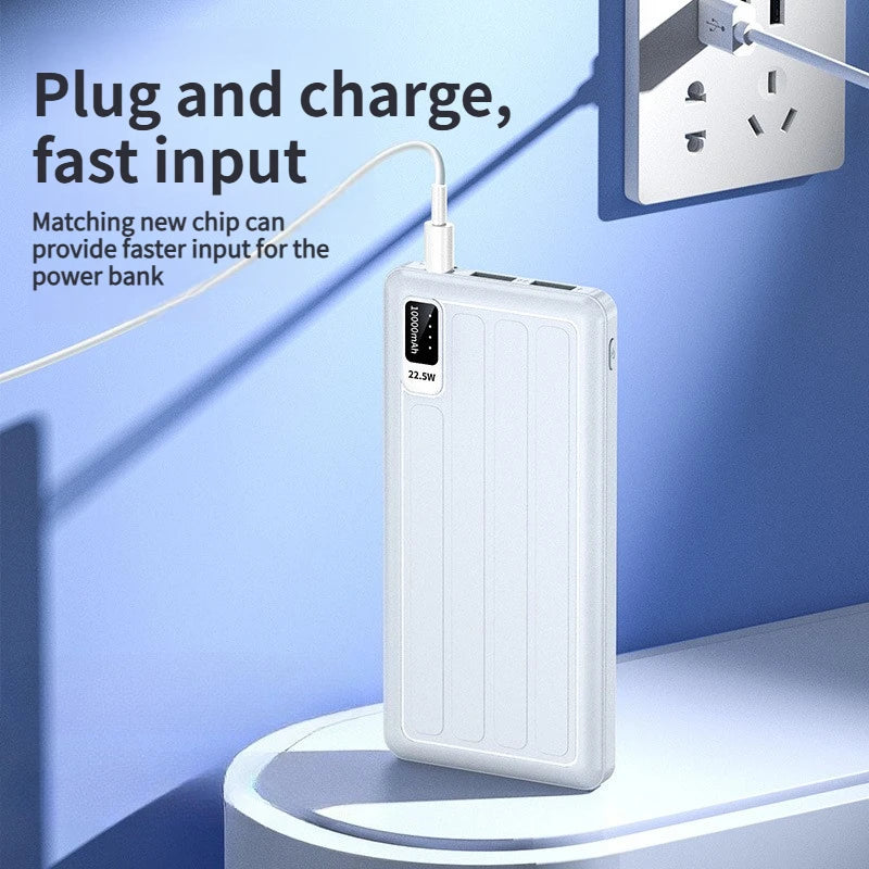 Power Bank 20000mAh 22.5W Carga Rápida Múltiples Interfaces