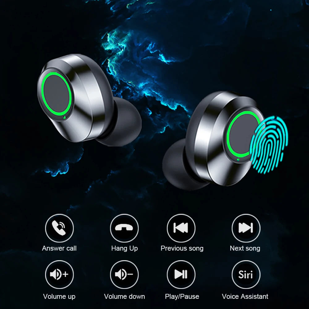 Bluetooth 5.3 TWS Earbuds | HiFi Stereo with Microphone and Voice Control
