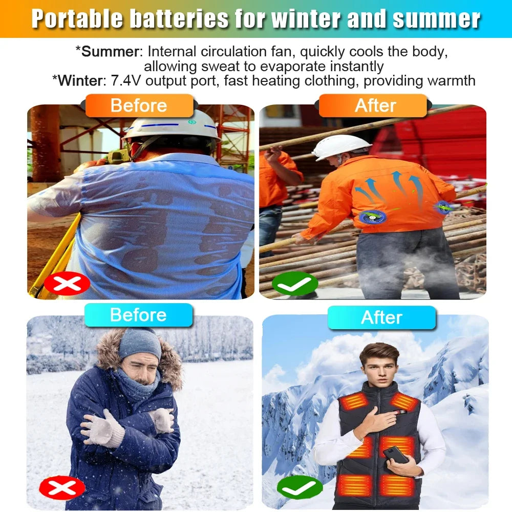 External Battery 30000mAh DC for Heated Vests and Jackets