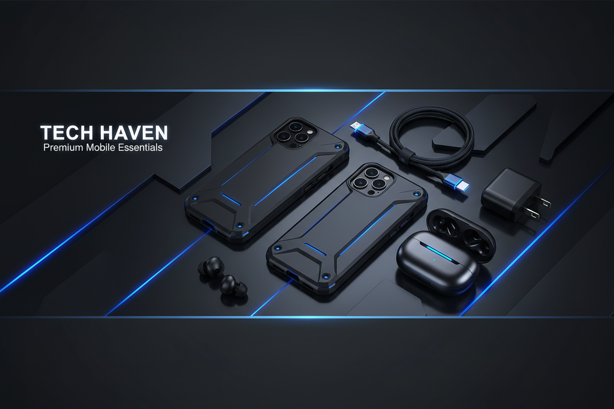 Banner tienda accesorios móviles